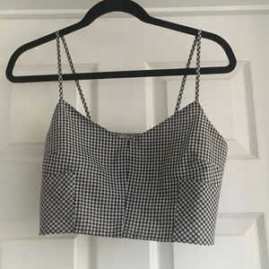 Plaid Crop Top